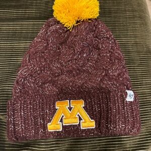 47 Maroon and Yellow Kids Hat